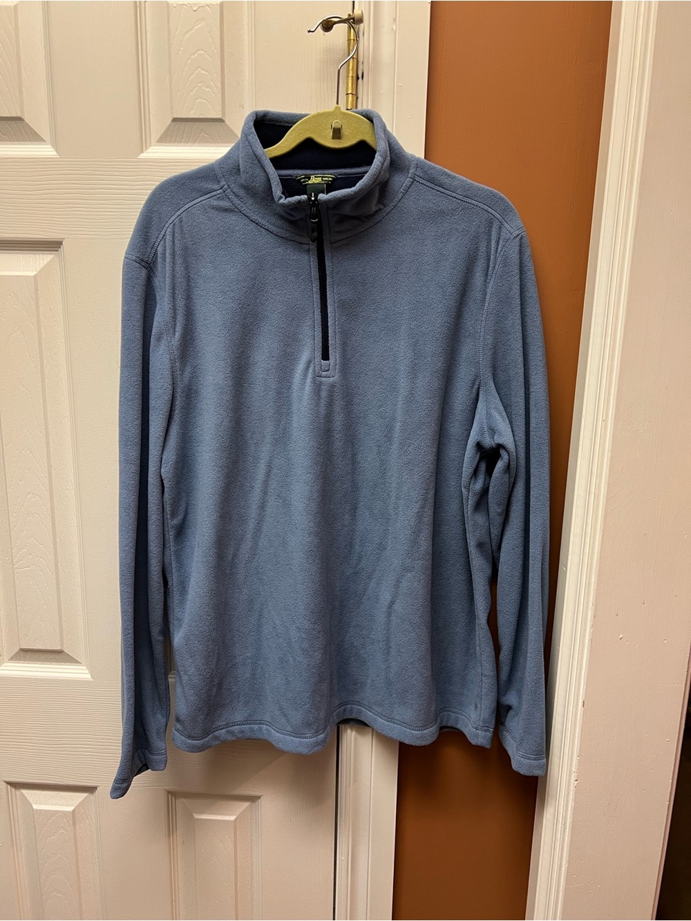 G.H. Bass & Co. Light Blue Quarter-Zip Fleece Pullover